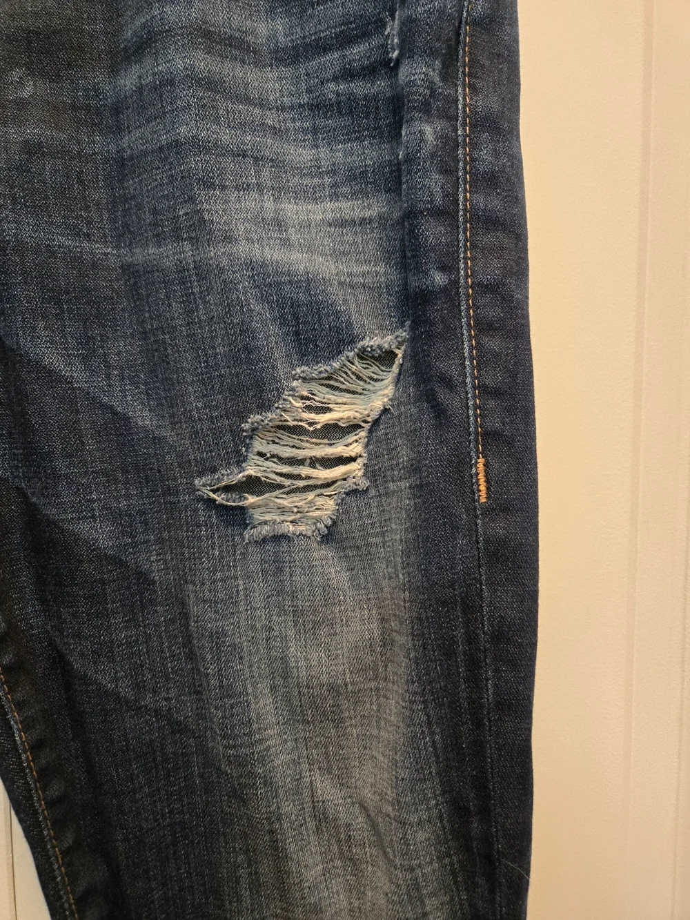 True Religion Halle Dark Indigo Women's Jeans - Mid Rise Super Skinny Fit - Picture 9 of 15